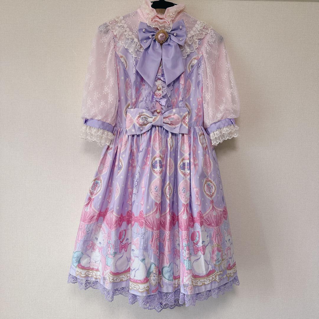 AngelicPretty Dolly Cat JSK+KC(ラベンダー)