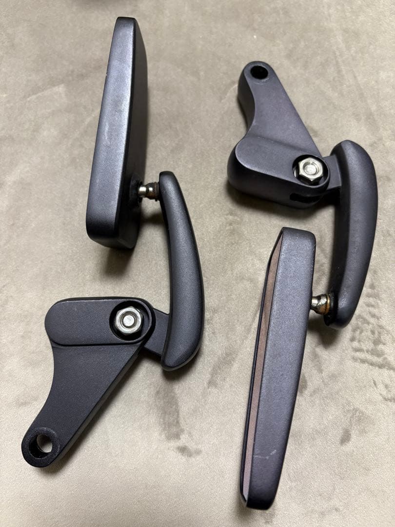 カムストック ステルスミラー バイクミラー ブラック