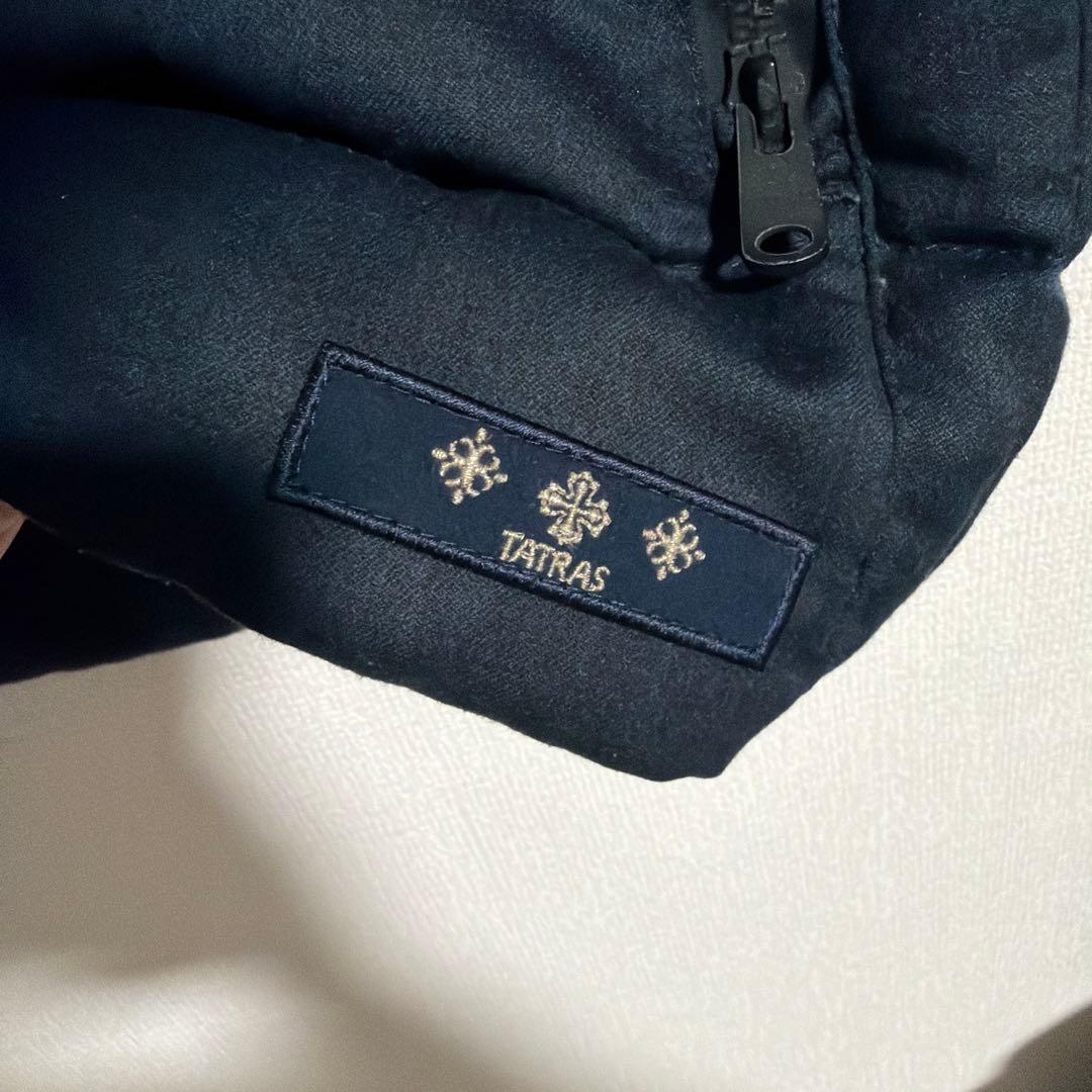 TATRAS ネイビー フード付きダウンベスト サイズ01 限定値下げ✨️
