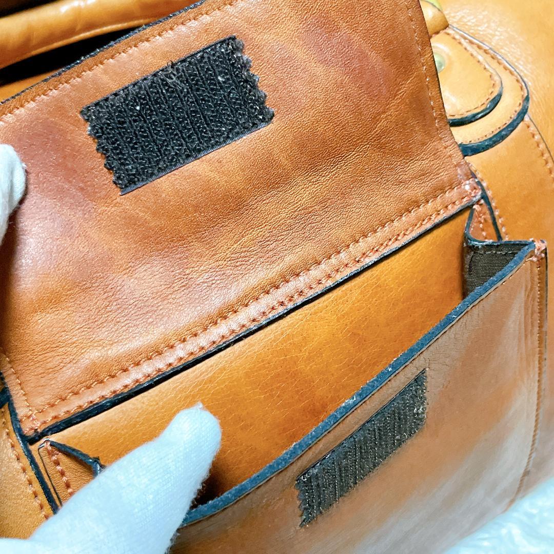 PORTER BARON 2way ボストンバッグ 本革 鍵付き ブラウン