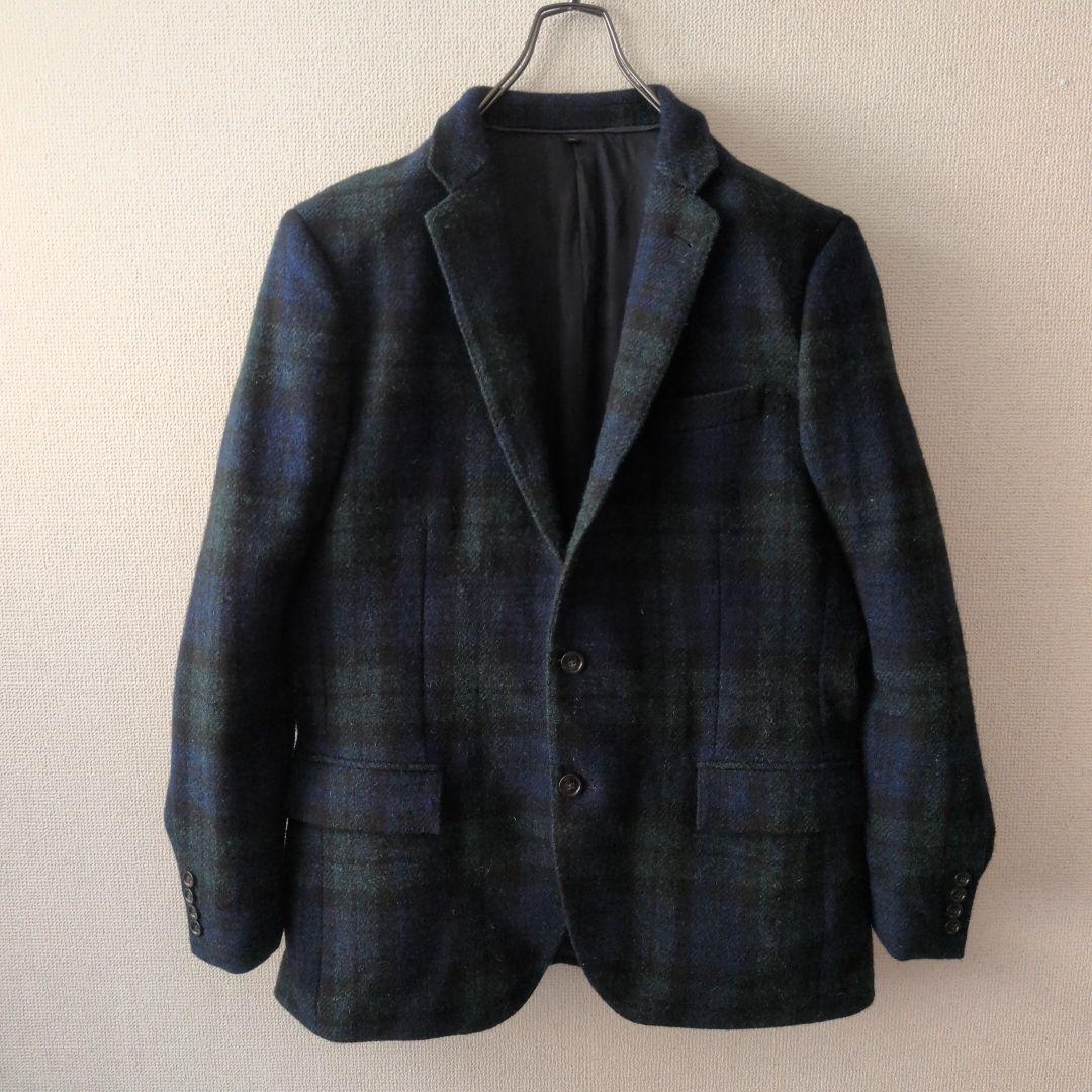 新品 J.CREW×HARRIS TWEED チェック柄 テーラードジャケット