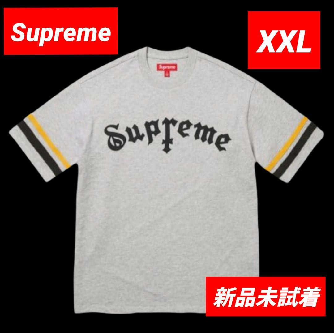 ⭕シュプリーム クロス S/S シャツ グレー XXL(完売サイズ)
