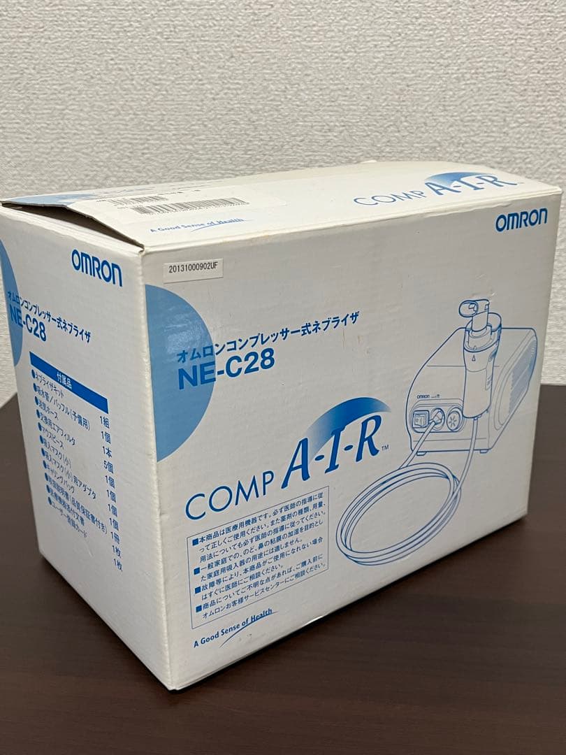 OMRON 製、吸入器　　コンプレッサー式ネブライザ　NE-C28 聴診器付き
