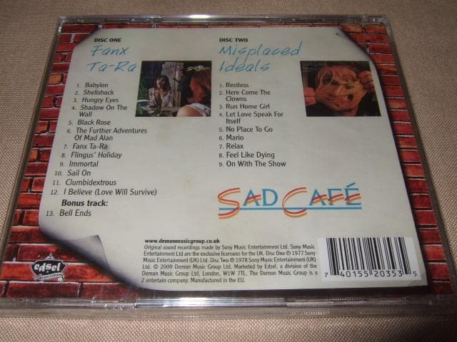 SAD CAFE, 新品, サッド・カフェ, 2枚組CD