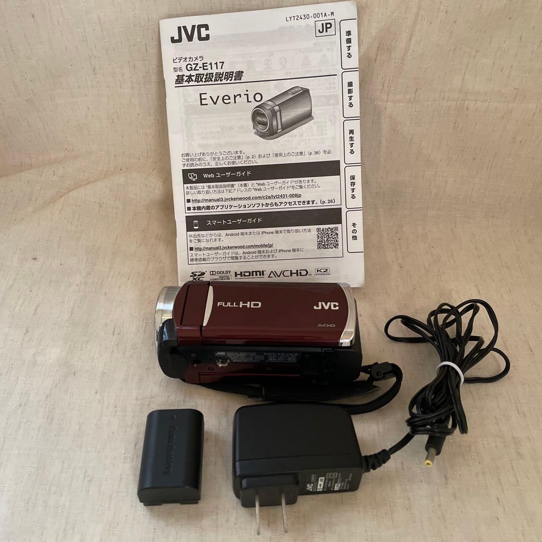 JVC Victor Everio GZ-E117 ビデオカメラ