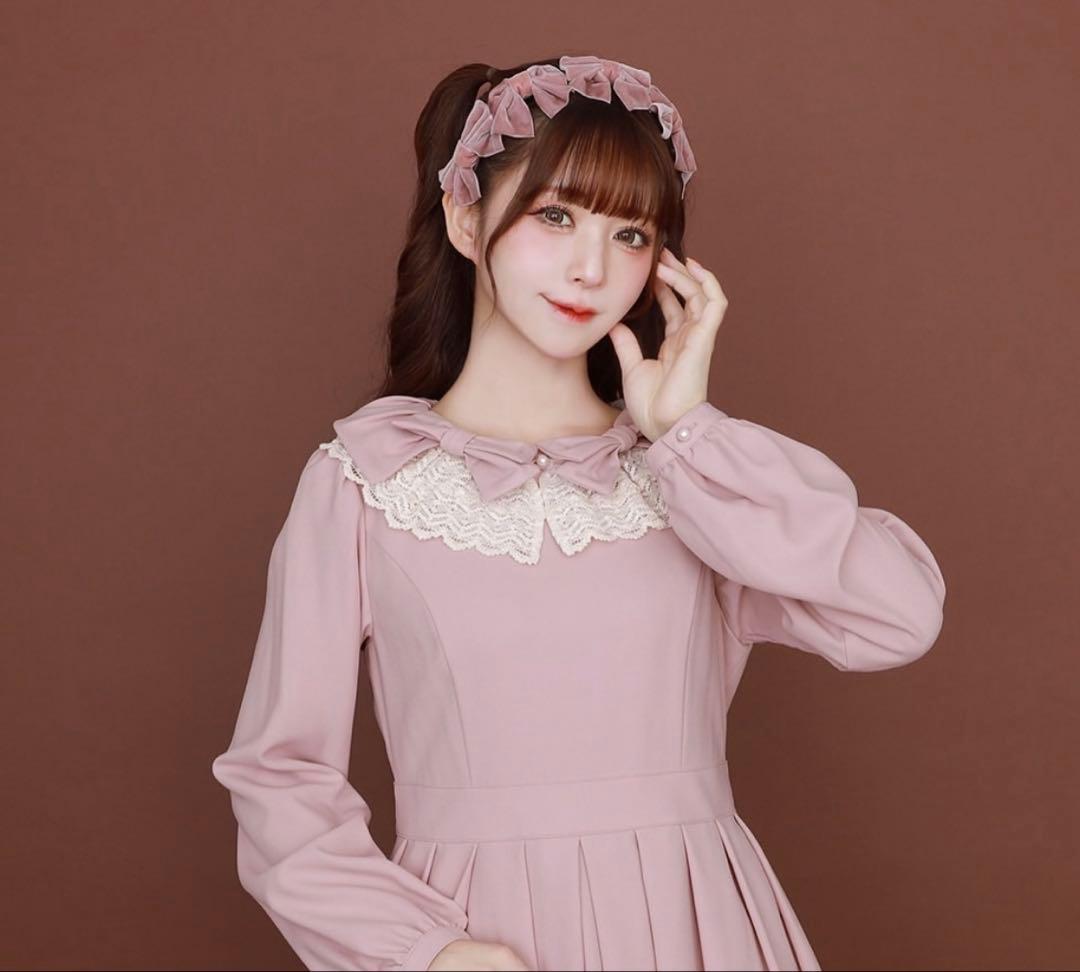 メロディバスケットリボンいっぱいカチューシャ ベルベット 新品未使用タグ付