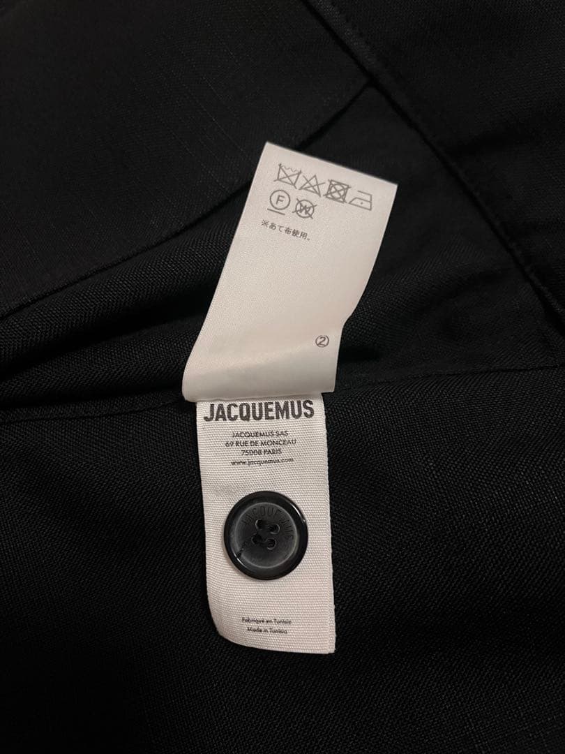 JACQUEMUS ブルゾン BLACK 46 LE BLOUSON LINU