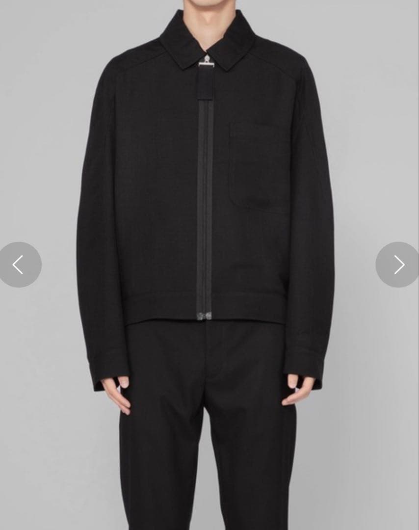 JACQUEMUS ブルゾン BLACK 46 LE BLOUSON LINU