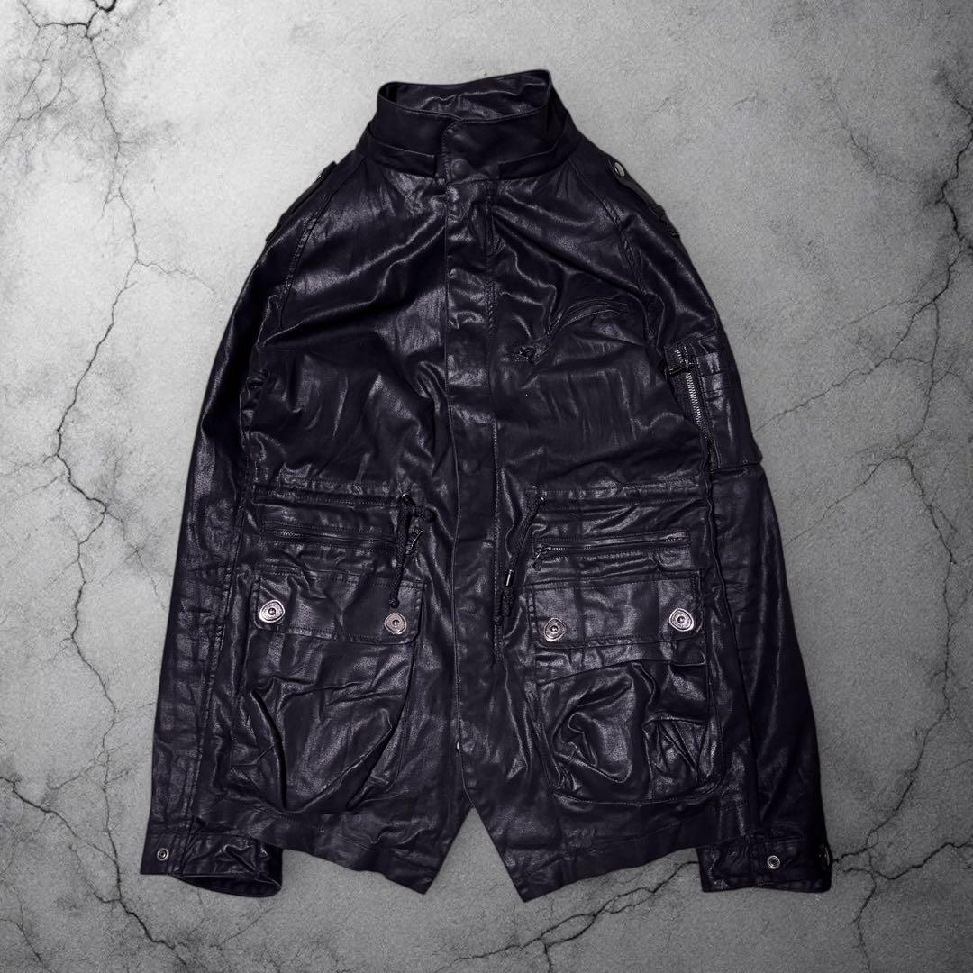 ジャケット・アウター Tornadomart Black fur Jacket archive 00s