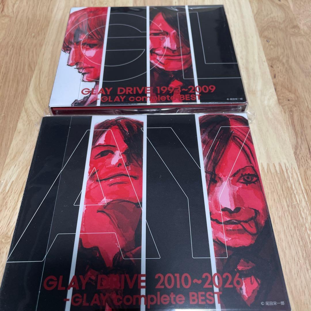 GLAYベストアルバム　DRIVE 1993～2009/2010～2026