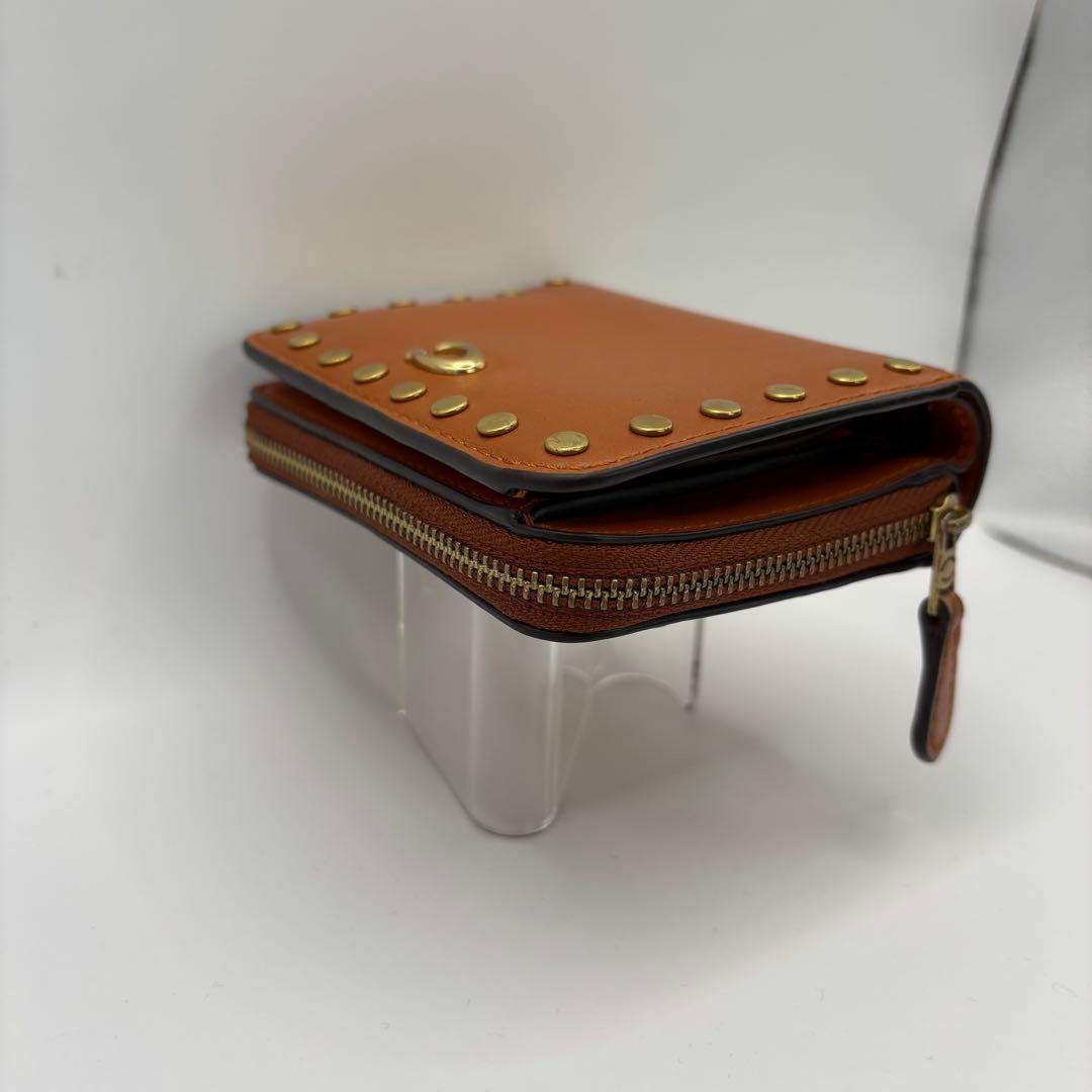COACH 二つ折り財布　リベット　CC967 ビルフォールドウォレット