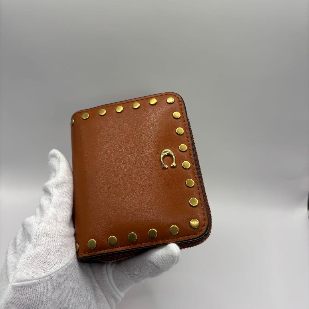 COACH 二つ折り財布　リベット　CC967 ビルフォールドウォレット
