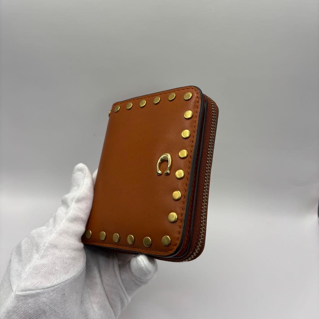 COACH 二つ折り財布　リベット　CC967 ビルフォールドウォレット