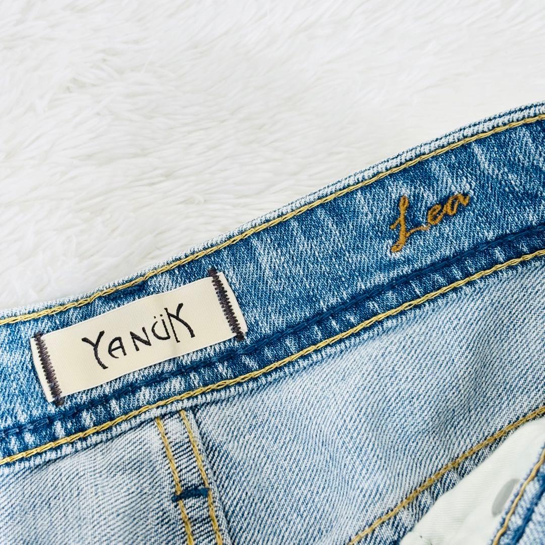 756 YANUK ヤヌーク ボーイズストレート LEA レア 23 カットオフ