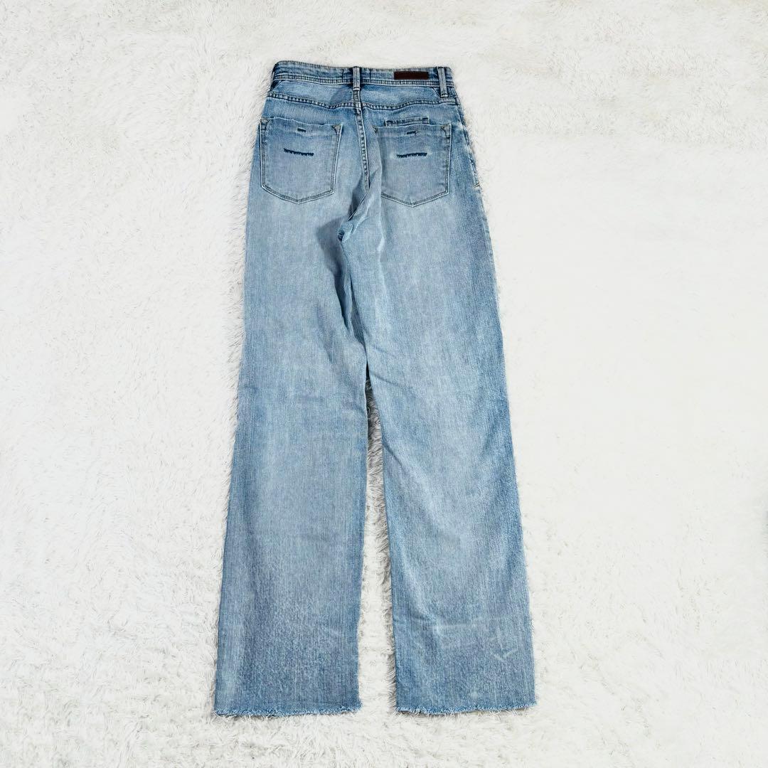 756 YANUK ヤヌーク ボーイズストレート LEA レア 23 カットオフ