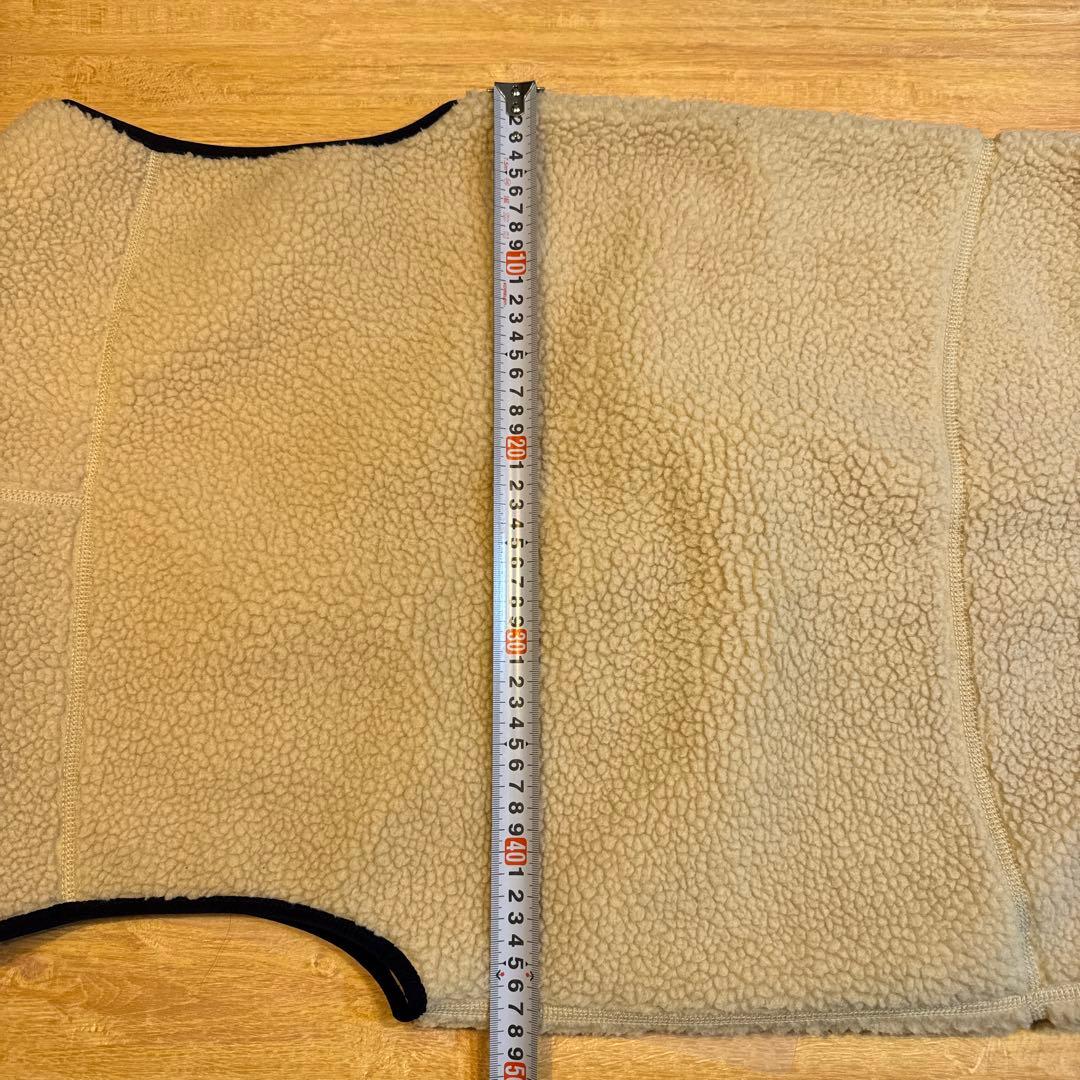 美品⭐️patagonia フリースベスト M ベージュ/ネイビー