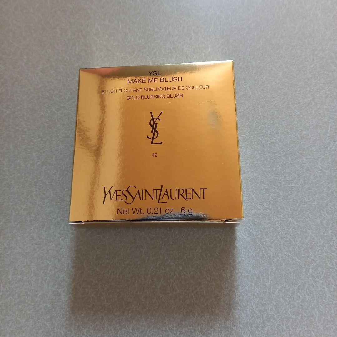 新品 YSL メイクミーブラッシュパウダー 42 ベビードールピンク