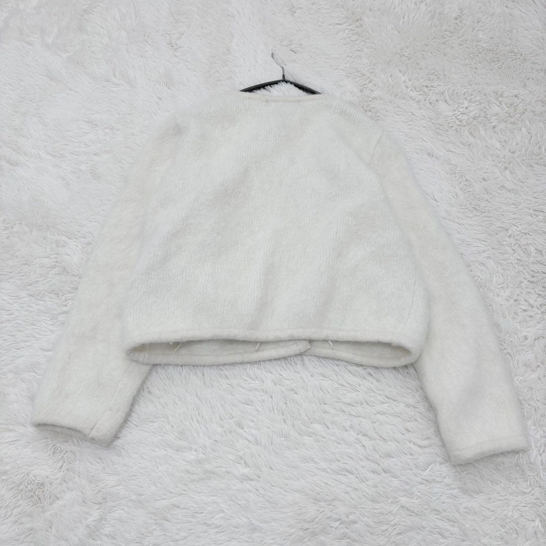 人気✨美品✨アーバンリサーチ　アルパカシャギーGOLDボタンカーディガン　ニット