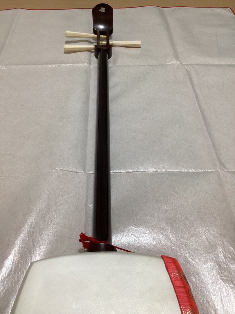 地唄三味線　中棹　ケース付き