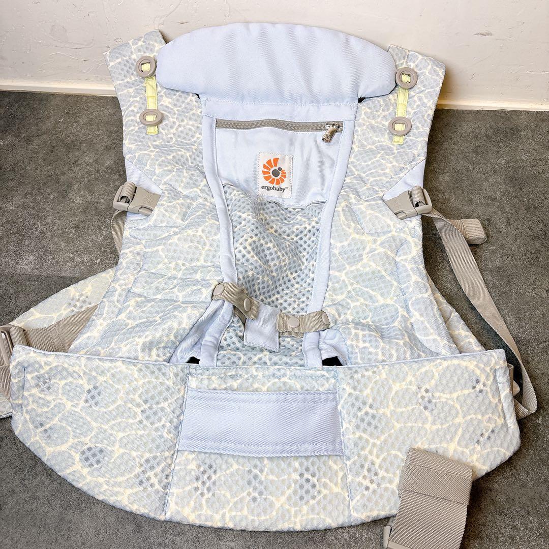 【極美品】 エルゴベビー EBC ADAPT SoftFlex ホリデーブルー