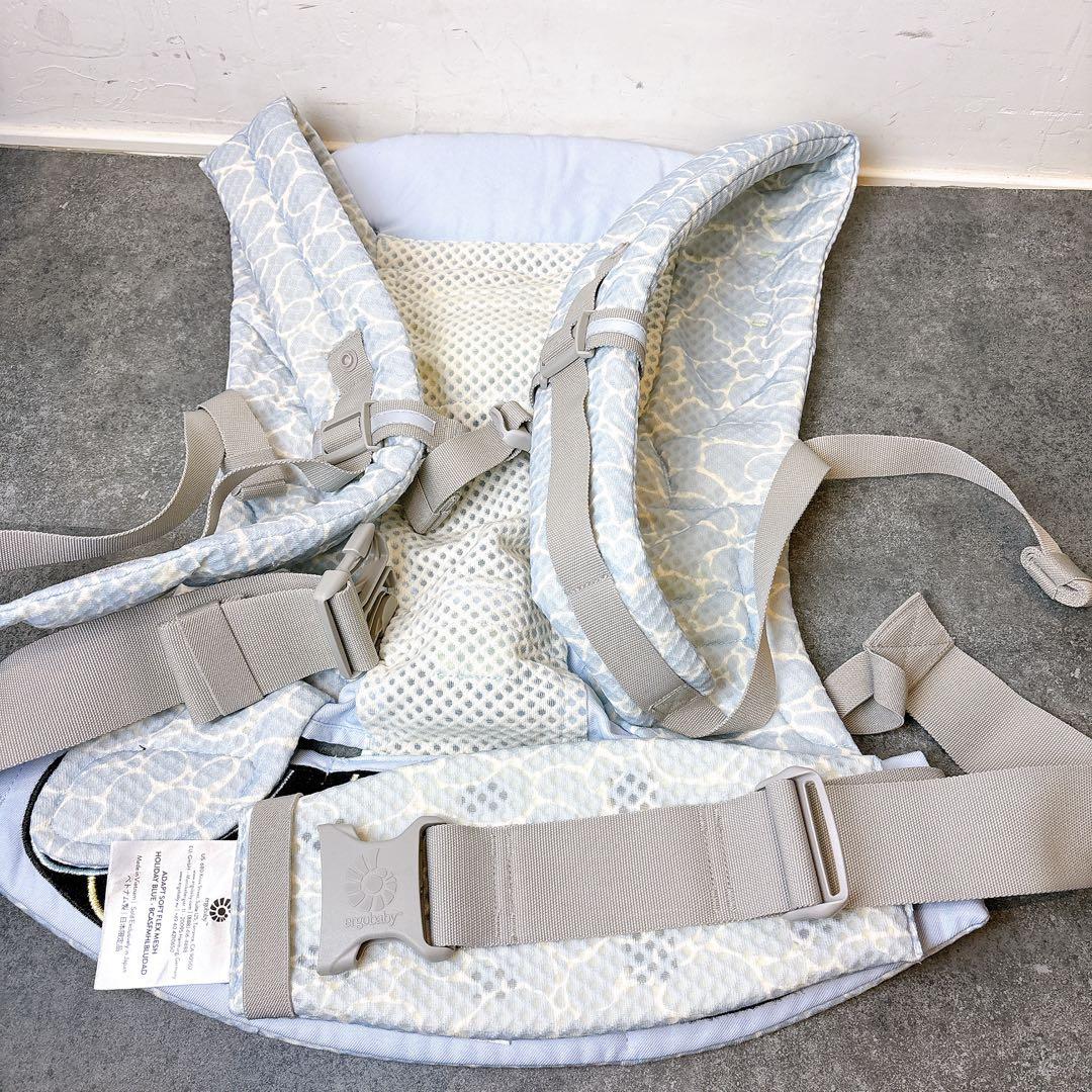 【極美品】 エルゴベビー EBC ADAPT SoftFlex ホリデーブルー