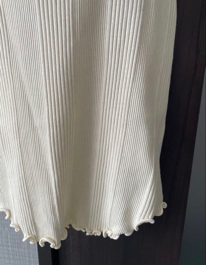 美品　HAKUJI Random rib bra camisole