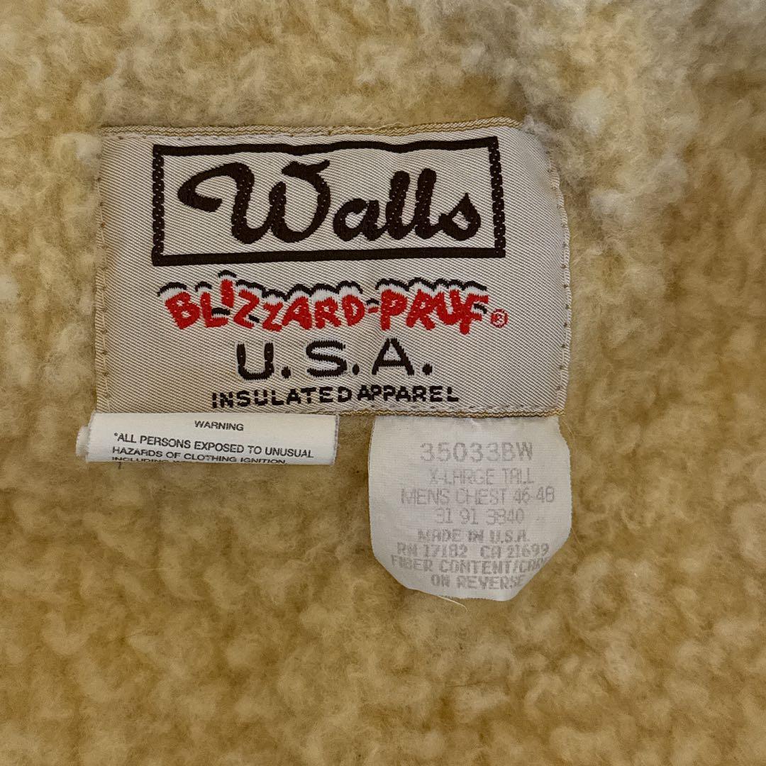 y*u様 USA製 Walls ウォールズ ダック ワークベスト ボアライナー