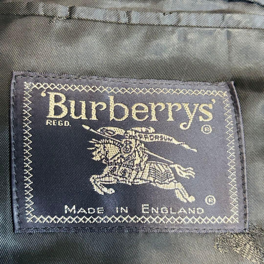 BURBERRY バーバリー ダブルジャケット 紺ブレ 金ボタン ホースロゴ