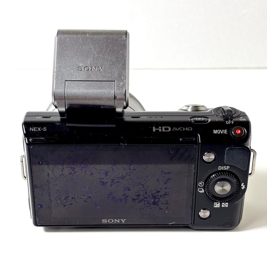 SONY ミラーレス一眼 α NEX-5 ブラック ミラーレス レンズ