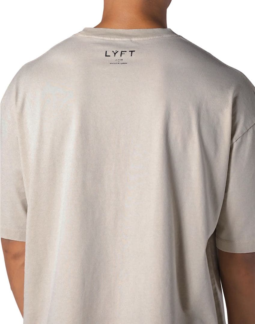LYFT/リフト ドーベルマングラフィックヴィンテージTシャツ アイボリー