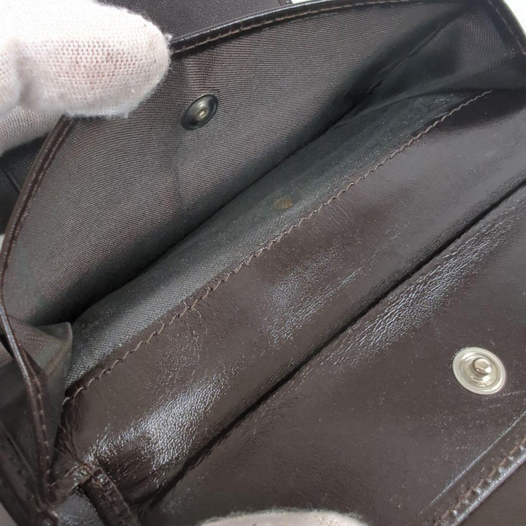 FENDI フェンディ 三つ折り 財布 ズッカ柄 ロゴ コンパクト ウォレット