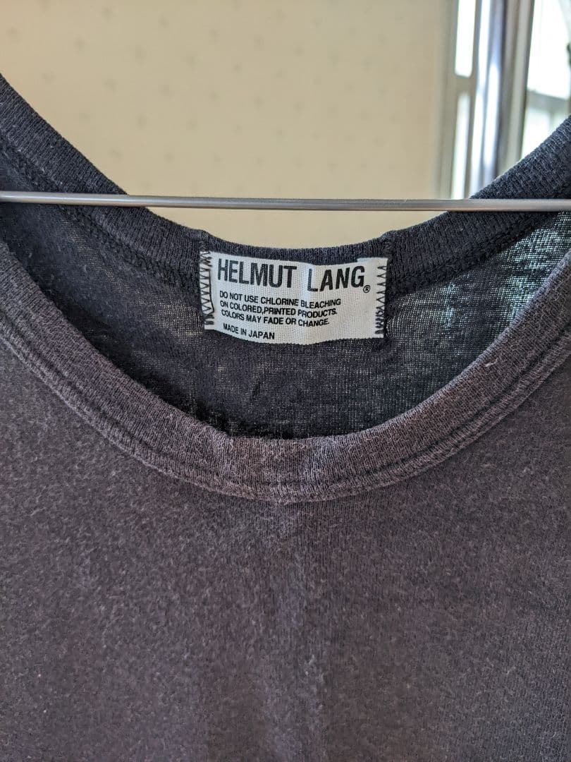 HELMUT LANG タンクトップ M　ブラック　黒
