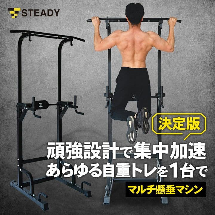 【新品箱未開封】人気No.1STEADY マルチ懸垂マシン
