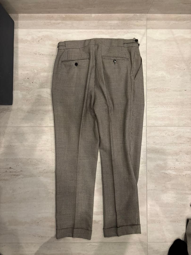 LARDINI グレンチェック3Bジャケット　セットアップ