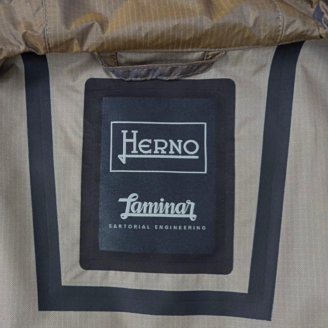 HERNO ヘルノ★綺麗 Laminar ラミナー フーデッドコート サイズ44