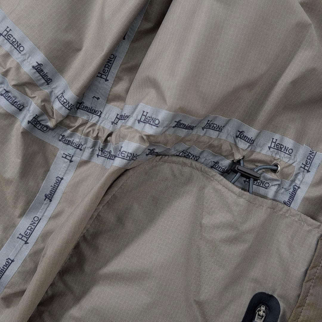 HERNO ヘルノ★綺麗 Laminar ラミナー フーデッドコート サイズ44