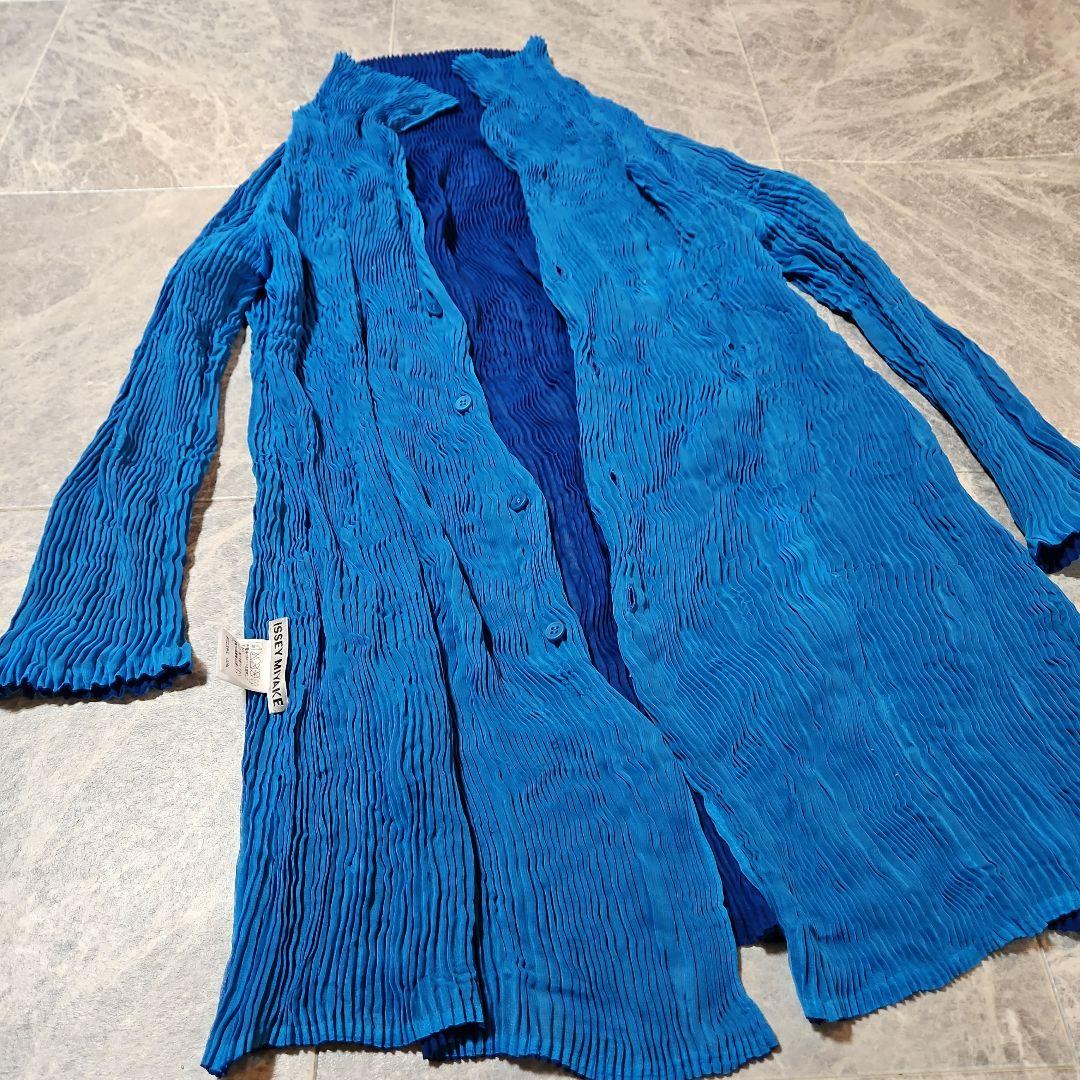 ISSEY MIYAKE プリーツ リバーシブル カーディガン