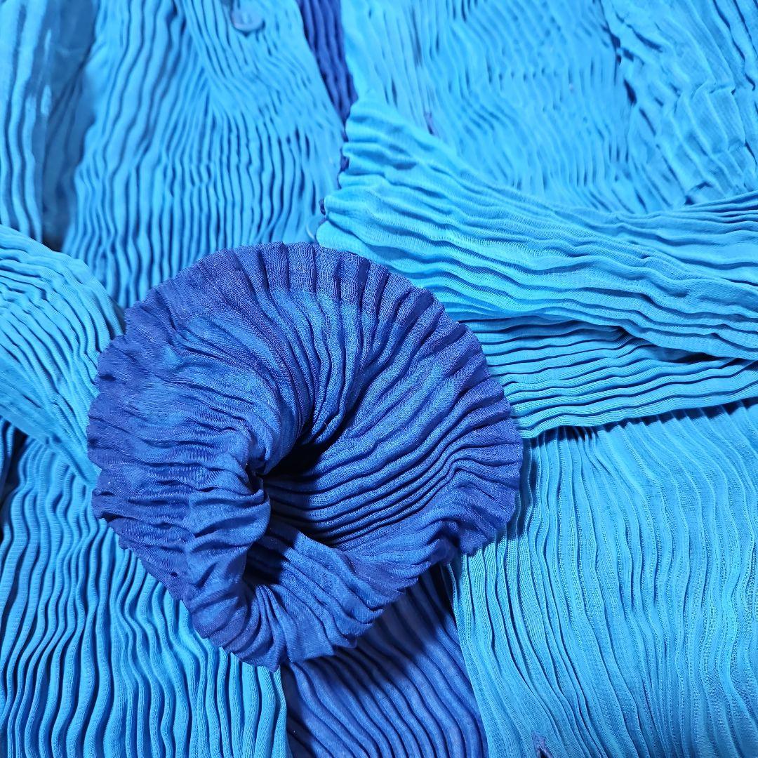 ISSEY MIYAKE プリーツ リバーシブル カーディガン