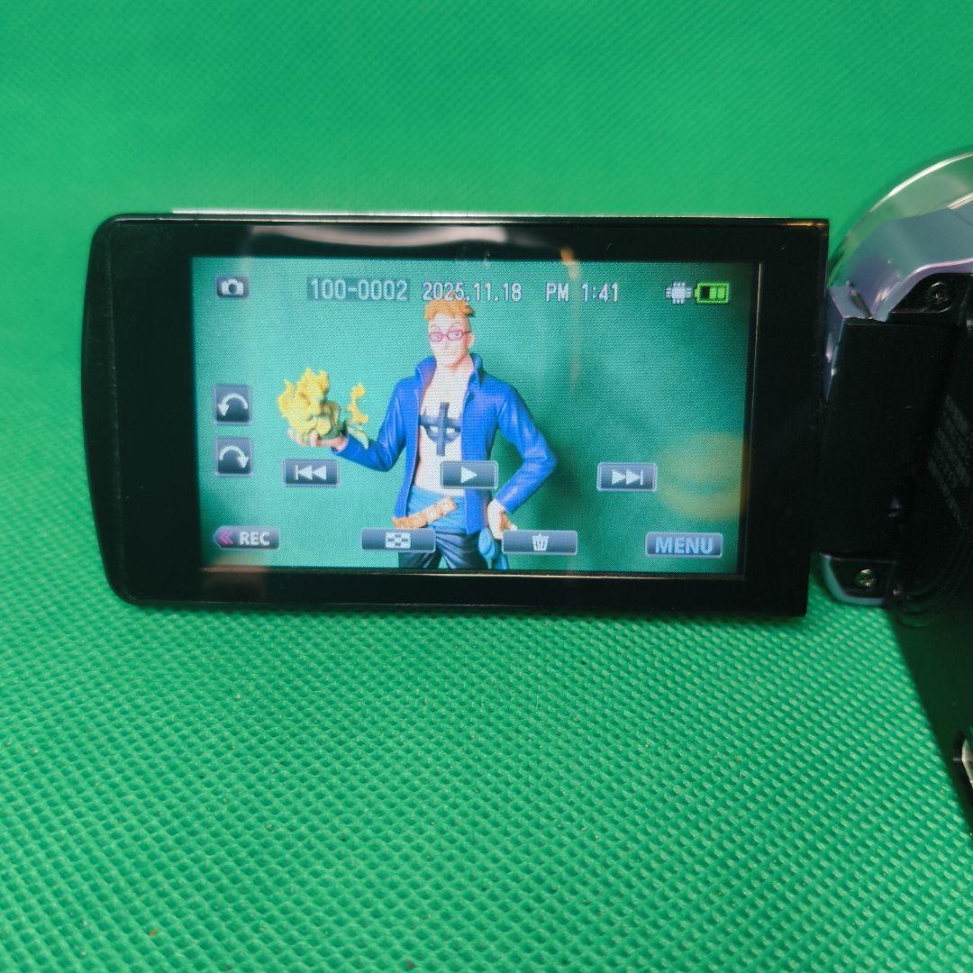 【動作確認済】JVC GZ-E345-V ビデオカメラ