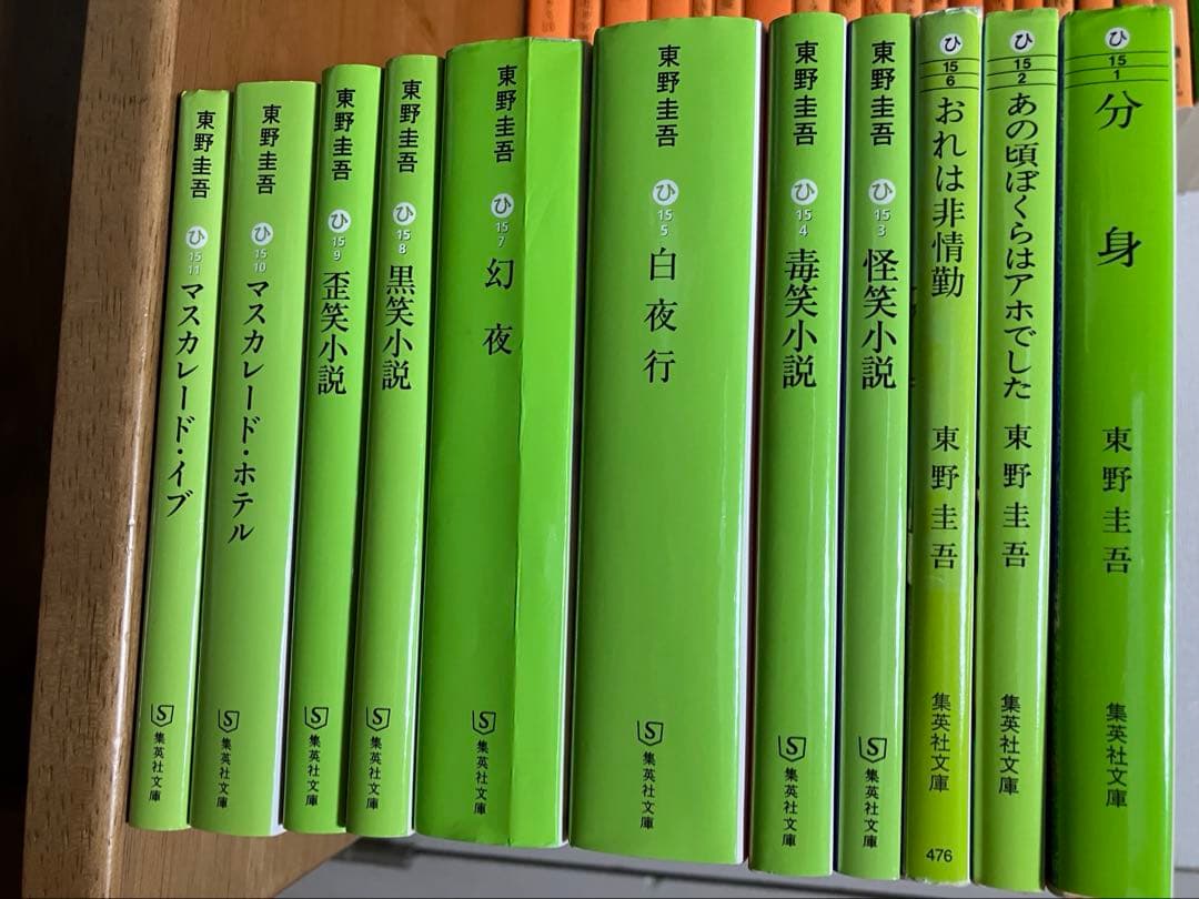 東野圭吾　文庫75冊　 白夜行　幻夜　加賀恭一郎シリーズ　湯川学シリーズなど