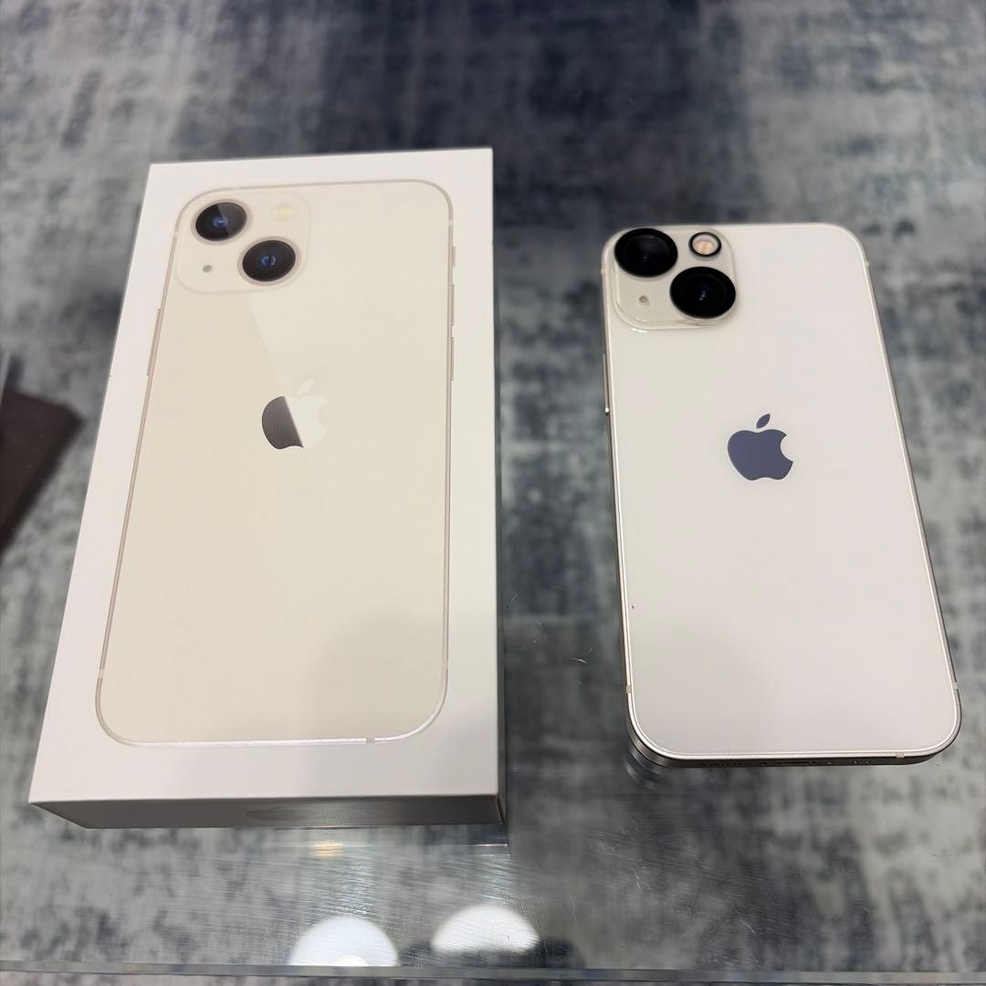 iPhone 13mini スターライト 128gb バッテリー76%