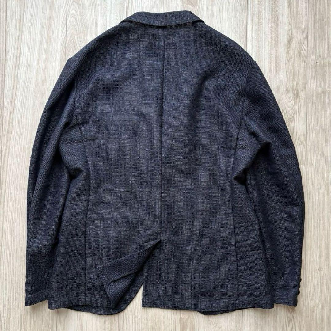 【極美品】ムッシュニコル アンコンジャケット ネイビー 50 XL 薄手 春夏