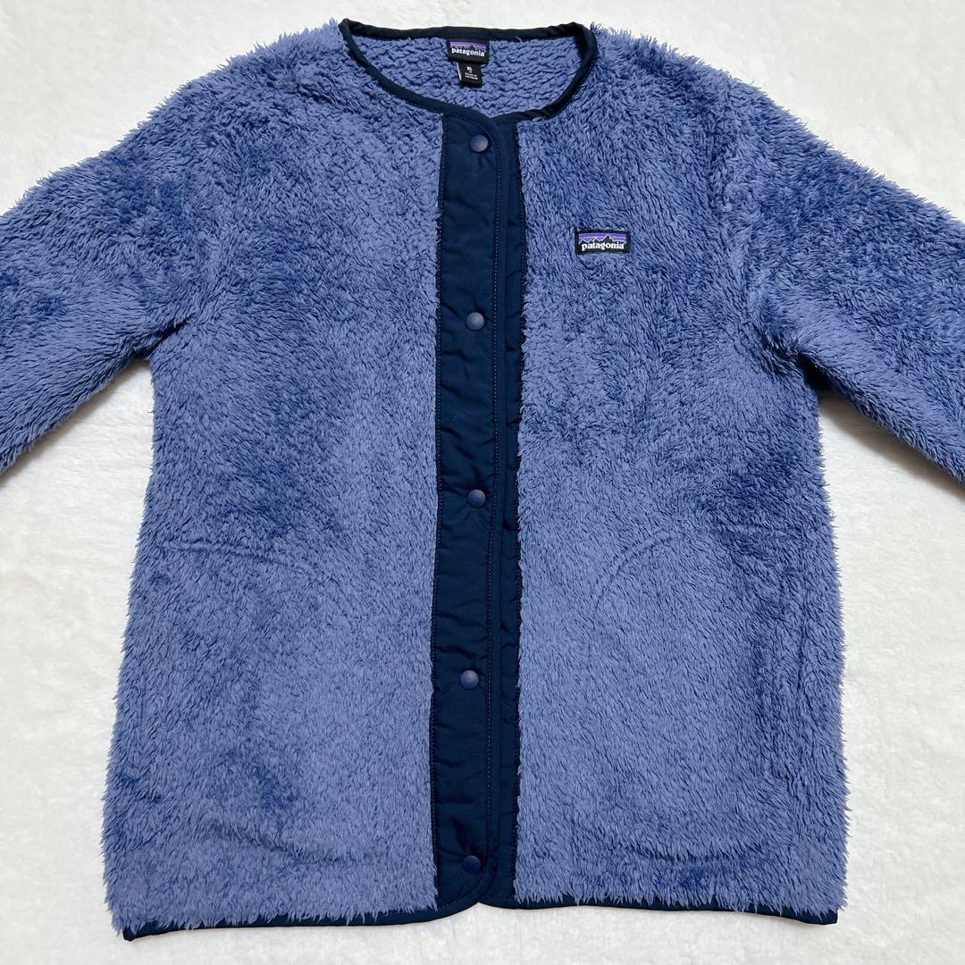 美品✨ パタゴニア patagonia ロスガトスカーディガン ボア XL 青