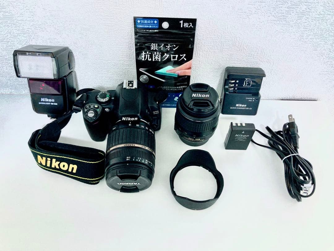 NikonD40 デジタル一眼レフ美品レンズセット 購入後早く配送いたします