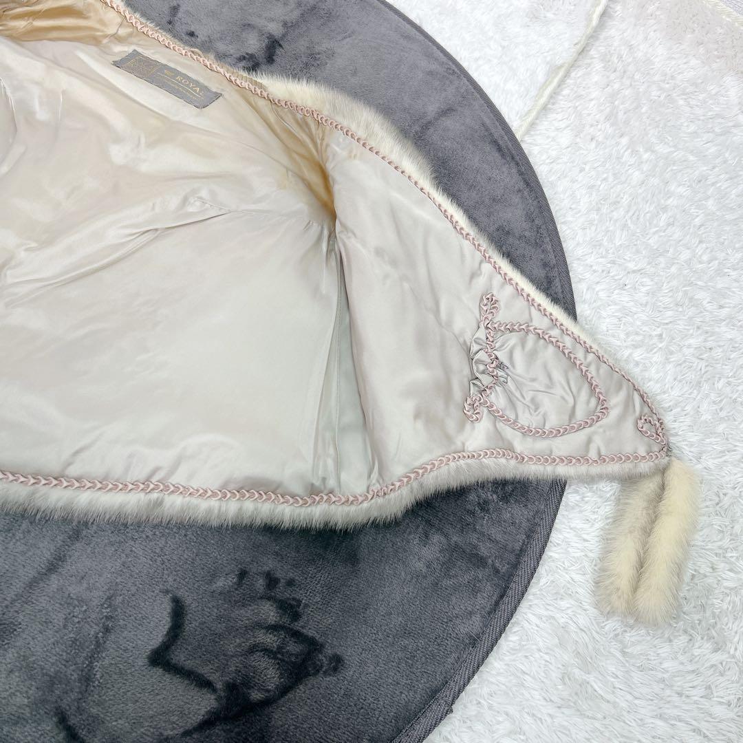 美品✨SAGA MINK  クロスサファイアミンク ストール ショール