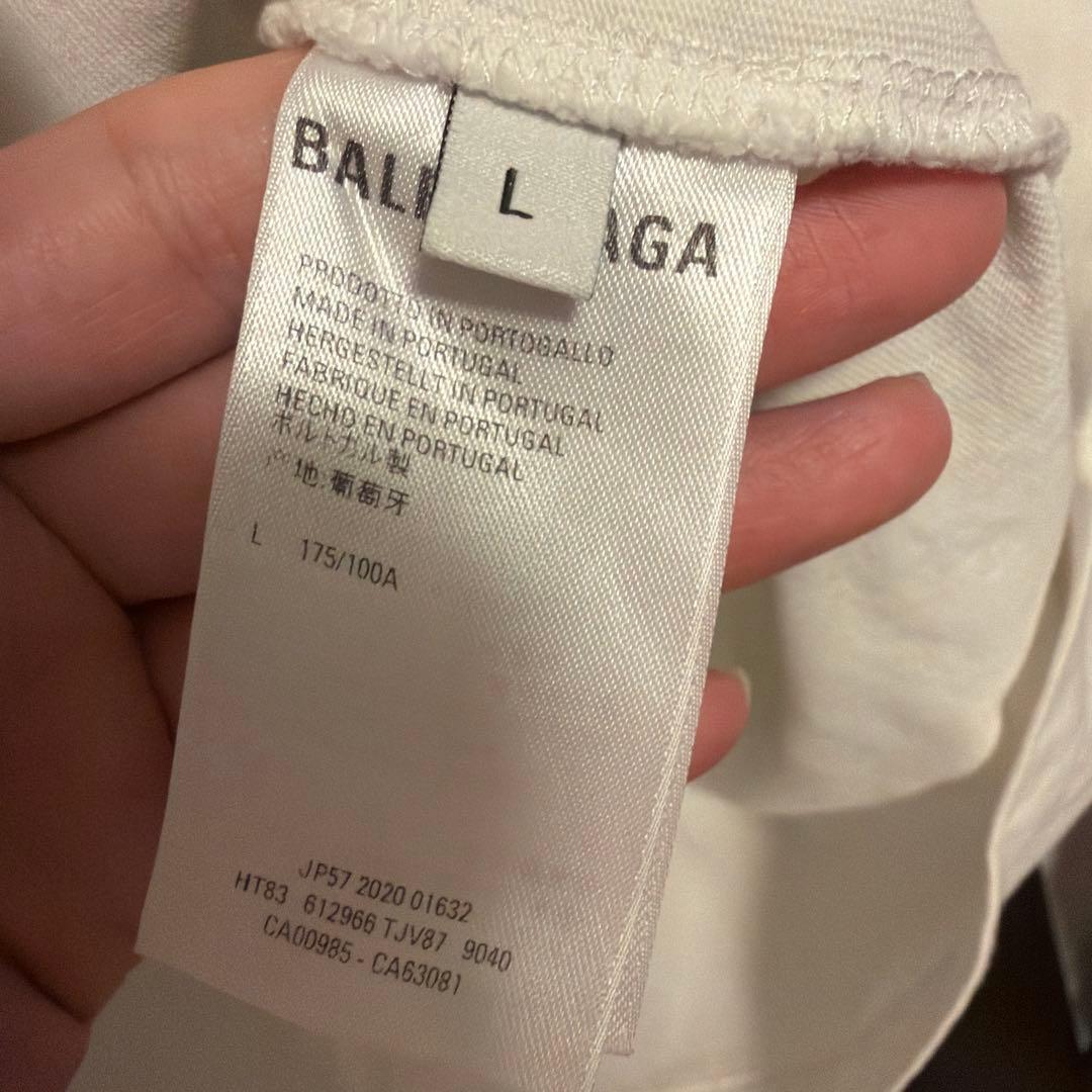 Balenciaga ホワイト Tシャツ