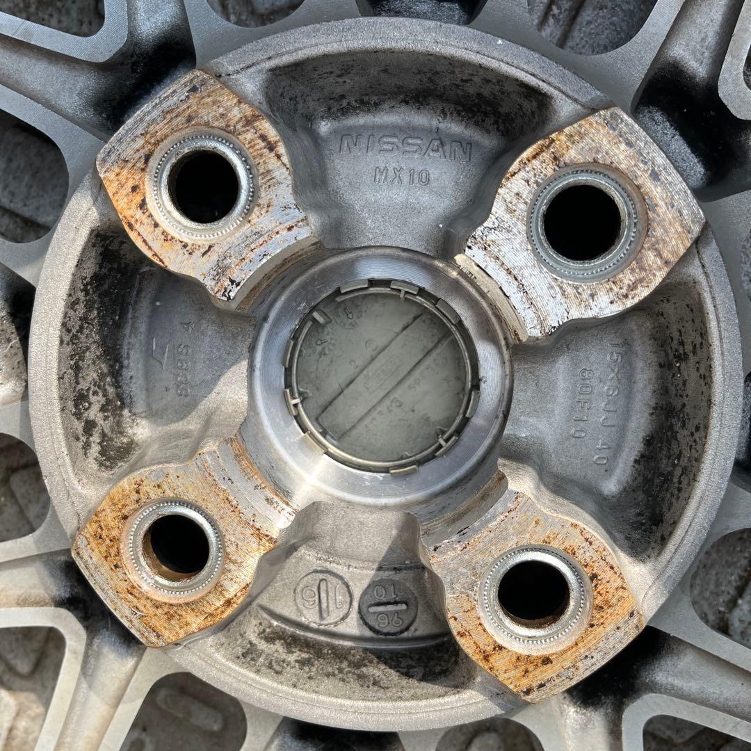 180SX後期 純正ホイール 15インチ6J 4穴 4本セット
