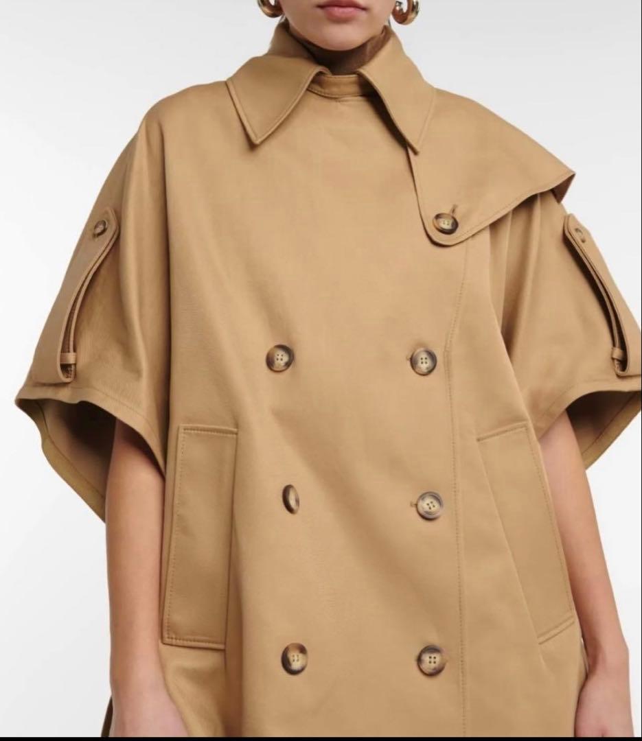 MaxMara マックスマーラ コットンケープ ポンチョ