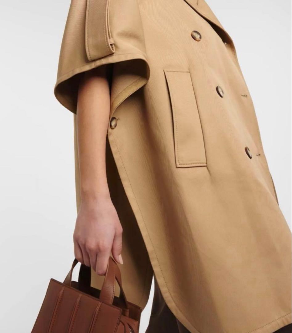 MaxMara マックスマーラ コットンケープ ポンチョ