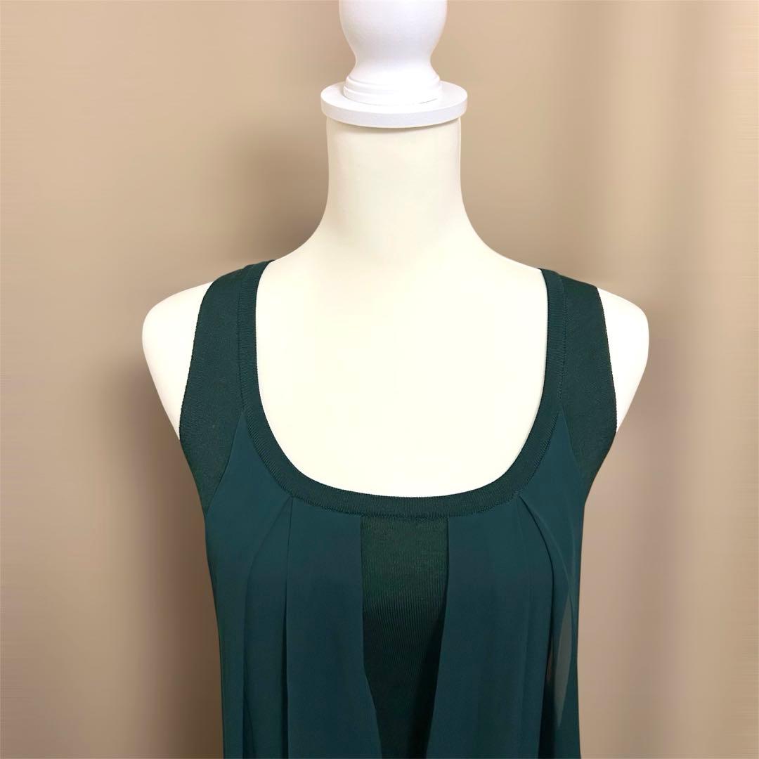 美品 シビラ シフォンワンピース セットアップ ボレロ付き フォーマル M